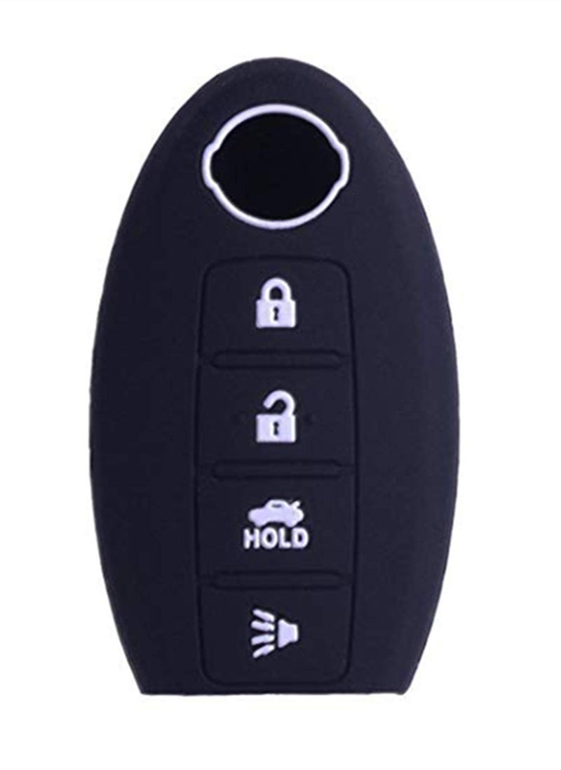 KAWIHEN Silicone Keyless Entry Smart Remote Key Fob Cover Compatible with for Nissan 350Z 370Z Altima Armada GT-R Leaf Pathfinder Rogue Sentra Maxima Murano Versa CWTWB1U840 285E3-3SG0D - Image 1